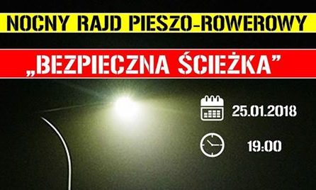 Nocny rajd pieszo-rowerowy