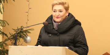 Pani prezes żegna się z chórem