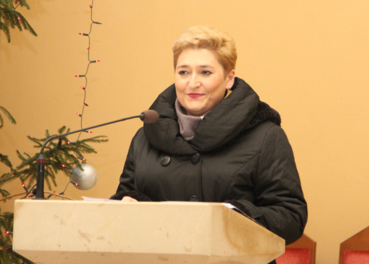 Pani prezes żegna się z chórem