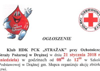 Krew darem serca. Zbiórka w Drążnej