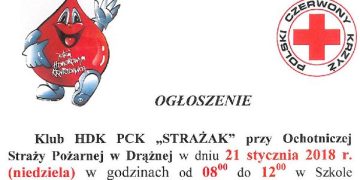 Krew darem serca. Zbiórka w Drążnej