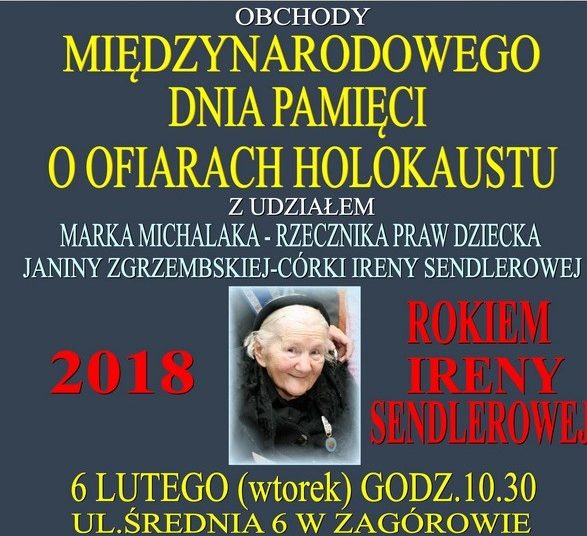 Będą obchodzić Dzień Pamięci Ofiar Holokaustu