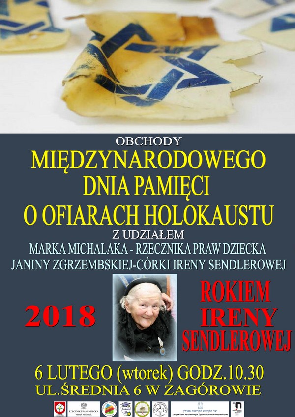 Będą obchodzić Dzień Pamięci Ofiar Holokaustu
