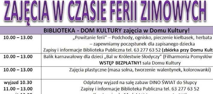Zaplanuj ferie w Powidzu