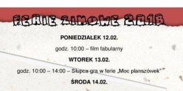 Zimowe ferie ze słupeckim MDKiem