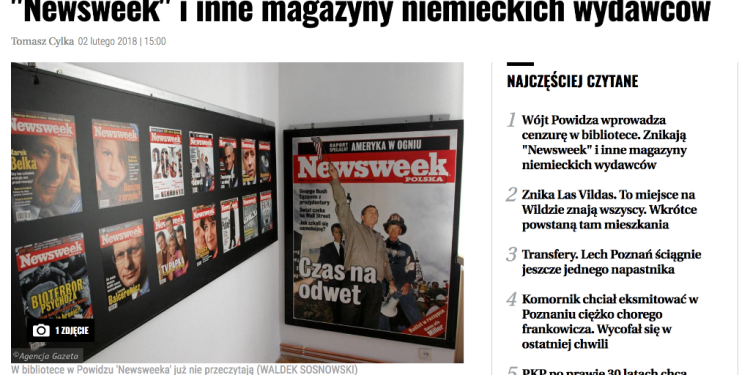 Wyborcza pisze o konflikcie w Powidzu