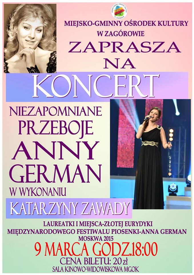 Katarzyna Zawada zaśpiewa na Dzień Kobiet