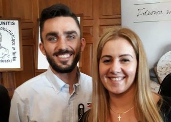 Uczestniczyła w konferencji z Adamem Kszczotem