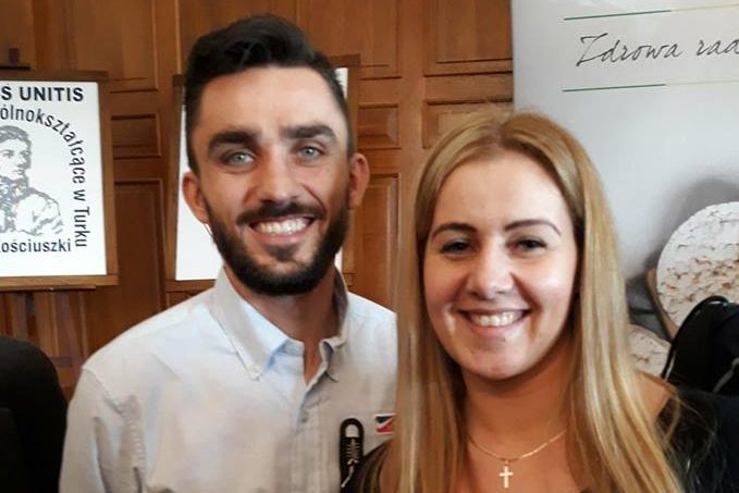 Uczestniczyła w konferencji z Adamem Kszczotem