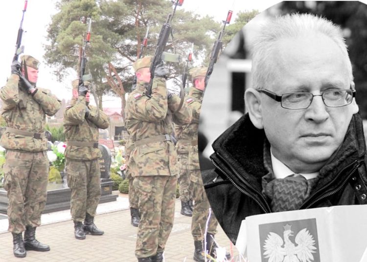 Salwą honorową oddali hołd wiceburmistrzowi