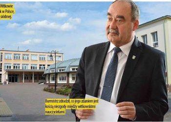 Burmistrz ostro o walce nauczycieli