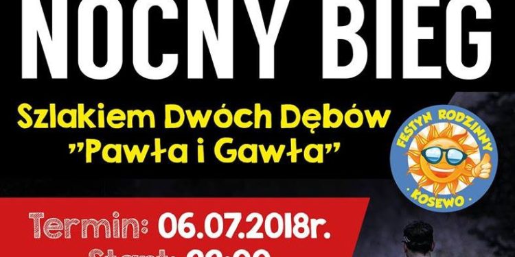 Zapraszają na I Nocny Bieg Szlakiem Dwóch Dębów