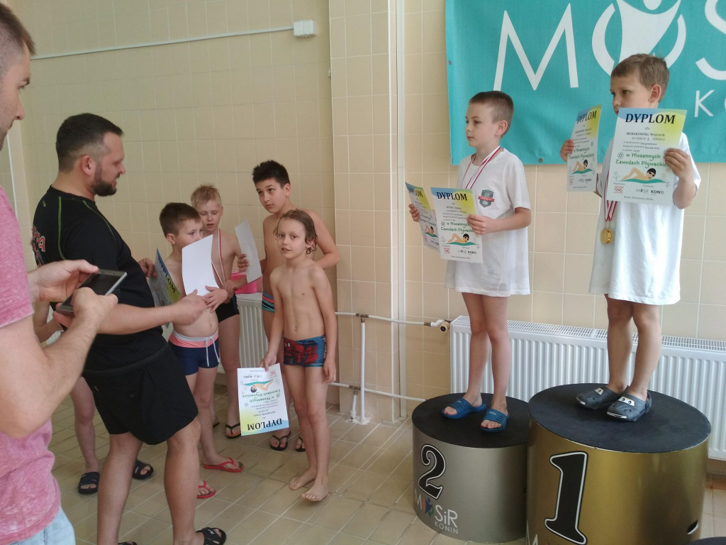 Startowali w Wiosennych Zawodach Pływackich