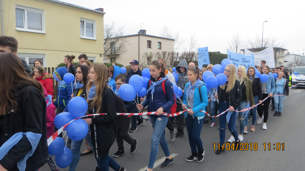 Niebieski marsz przeszedł ulicami Słupcy