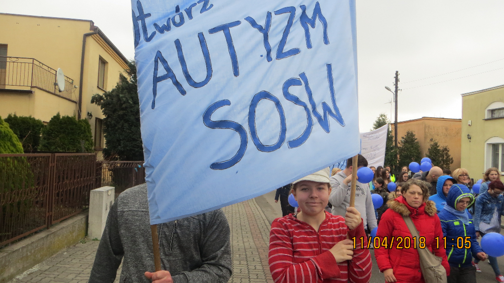 Niebieski marsz przeszedł ulicami Słupcy