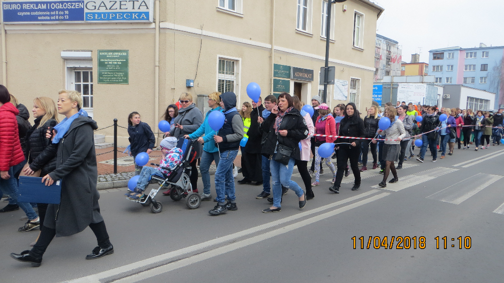 Niebieski marsz przeszedł ulicami Słupcy