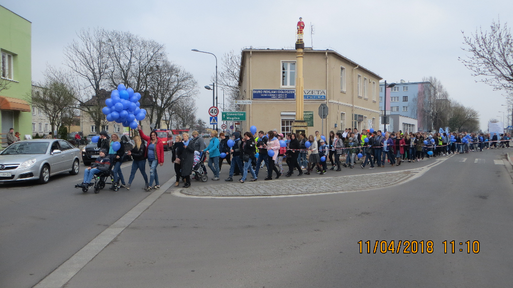 Niebieski marsz przeszedł ulicami Słupcy