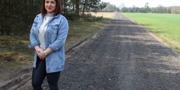 Piotrowice z nową drogą