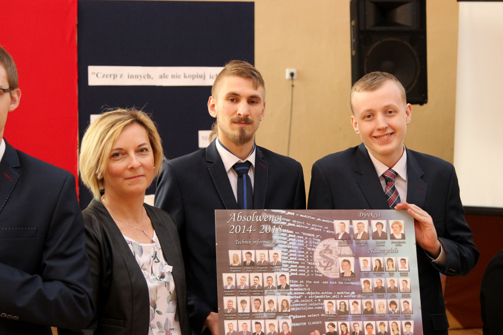 Maturzyści żegnają się z ZSZ. Zdjęcia z zakończenia