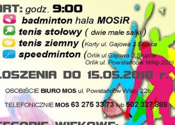 Racketlon. Ostatni tydzień zgłoszeń