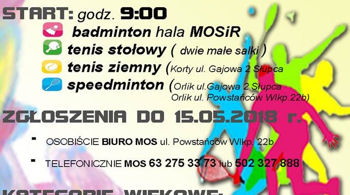 Racketlon. Ostatni tydzień zgłoszeń