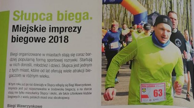 Piszą o słupeckich biegach