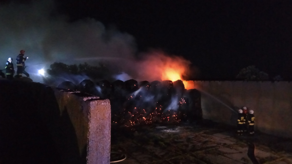 15 godzin gasili pożar w Sierniczu