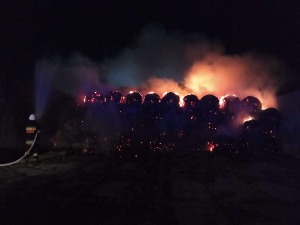 15 godzin gasili pożar w Sierniczu