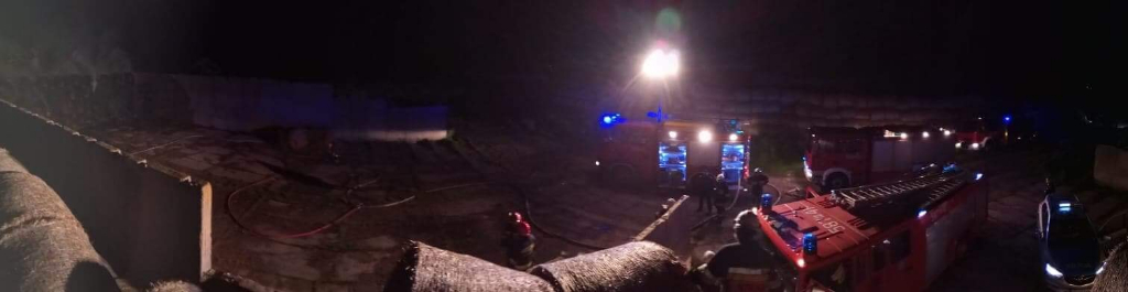 15 godzin gasili pożar w Sierniczu