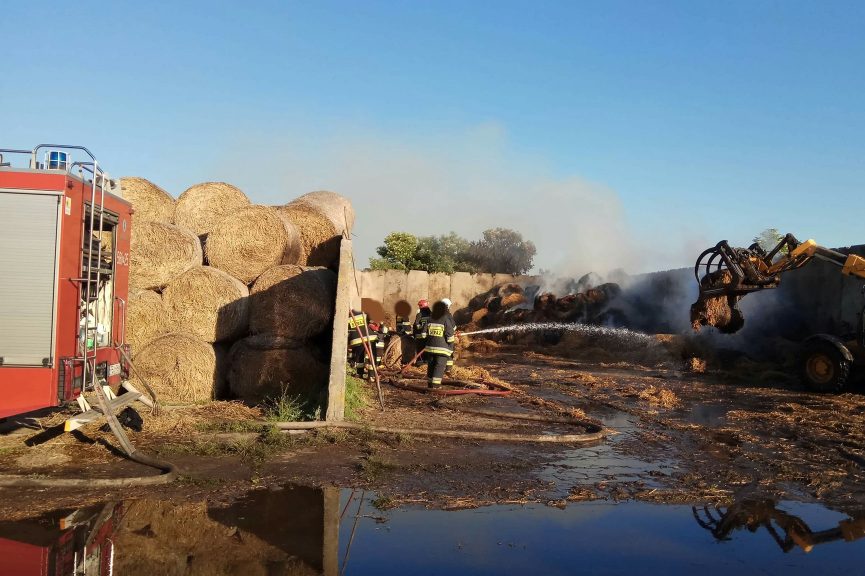 15 godzin gasili pożar w Sierniczu