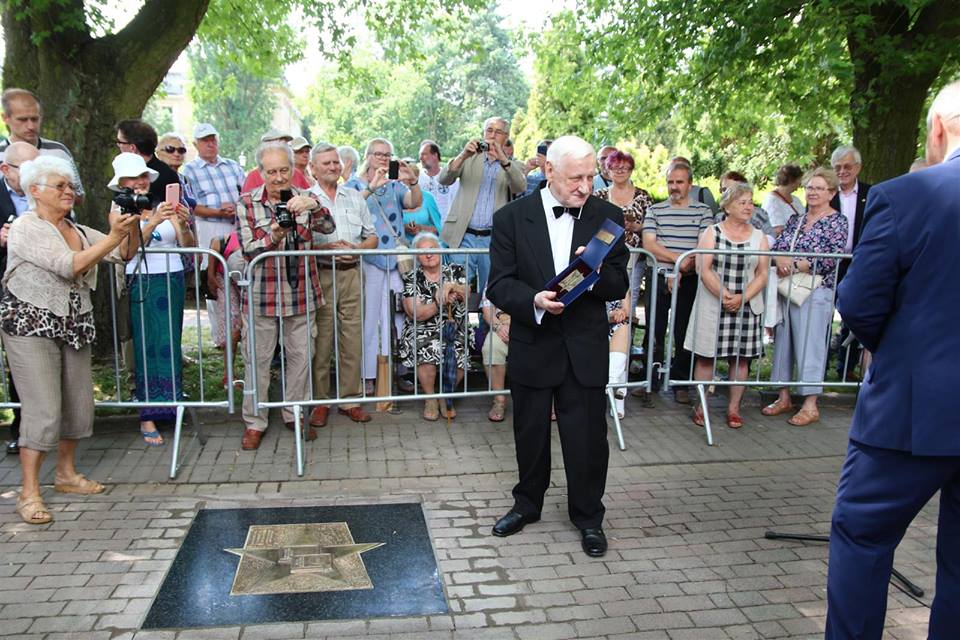 Honorowy obywatel Zagórowa w „Alei Sław Ciechocinka”