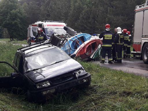Poważny wypadek 25-latka. Zabrał go helikopter