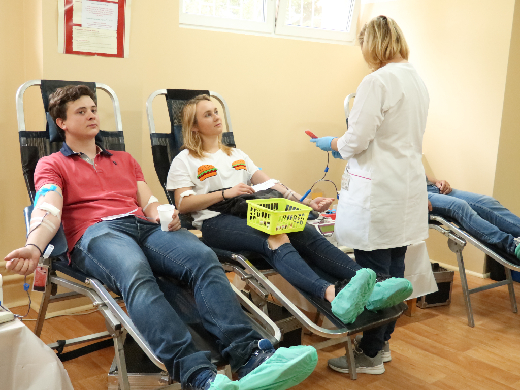 Słupca oddaje krew dla Janki