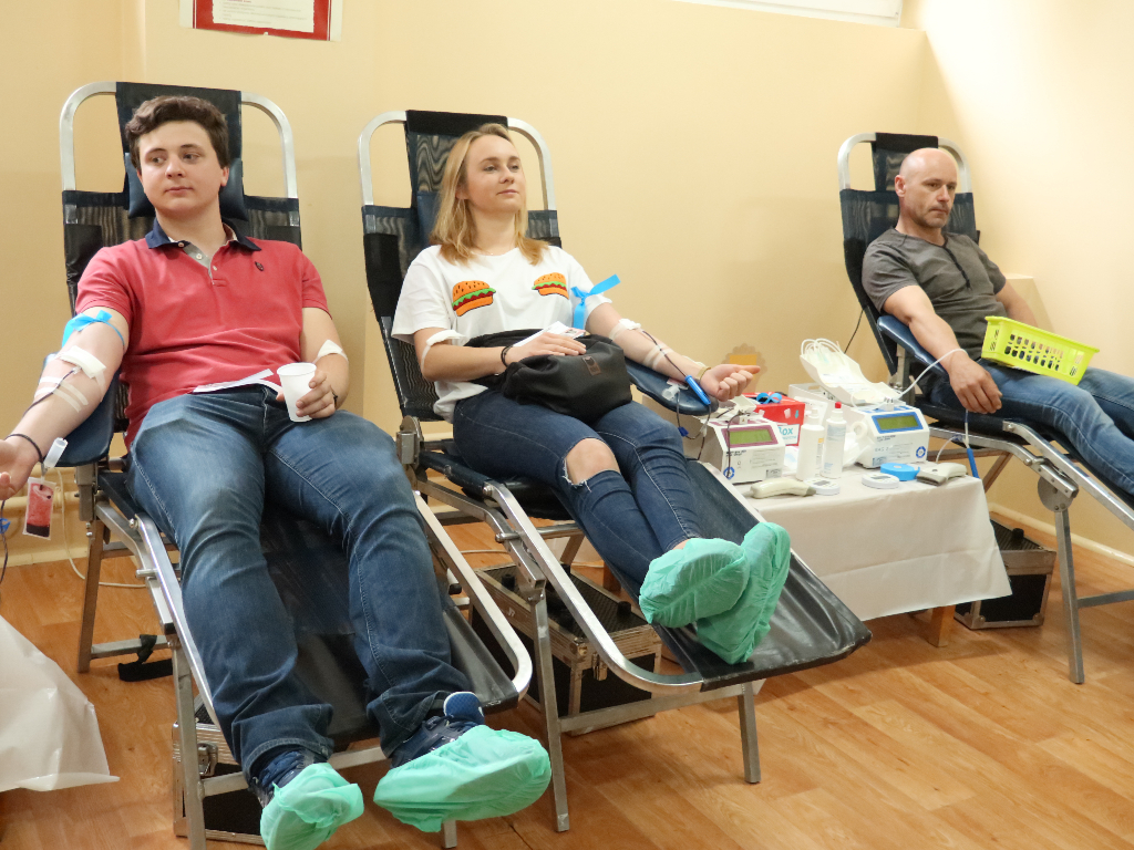 Słupca oddaje krew dla Janki