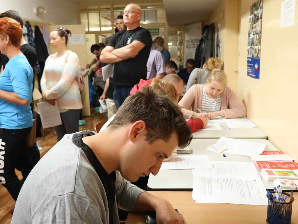 Słupca oddaje krew dla Janki