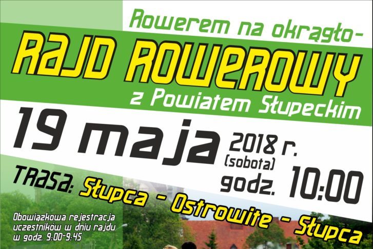 Powiat zaprasza na rajd rowerowy