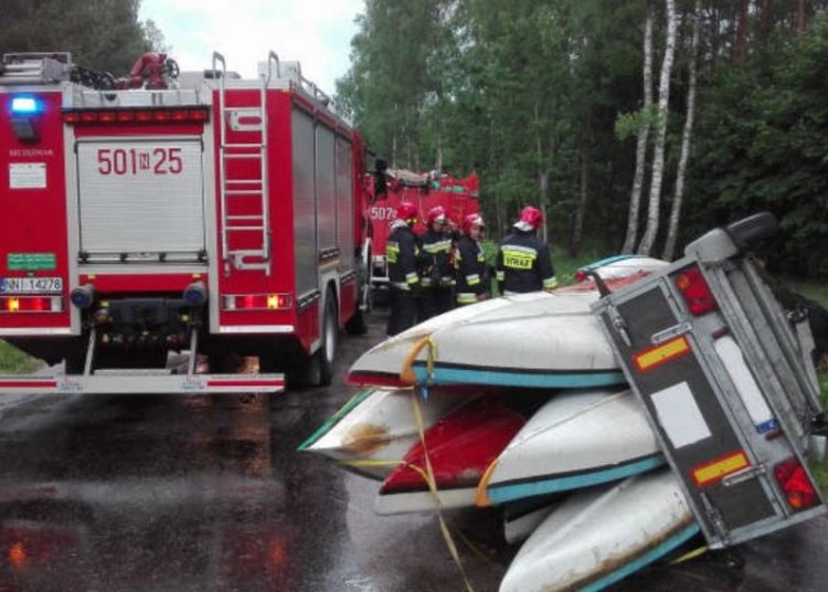 Poważny wypadek 25-latka. Zabrał go helikopter