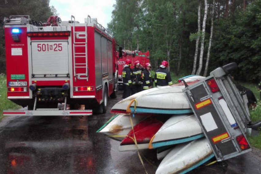 Poważny wypadek 25-latka. Zabrał go helikopter