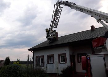 Gmina Słupca: Piorun uderzył w dom ZDJĘCIA