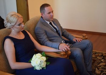 Kinga i Marcin. Gratulujemy i życzymy najlepszego!