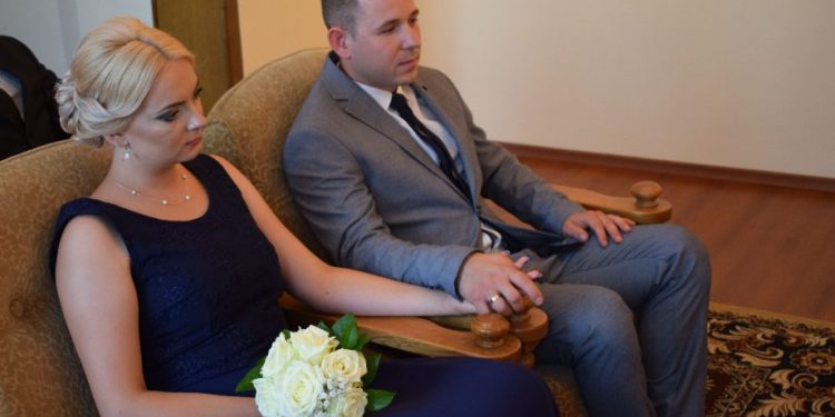 Kinga i Marcin. Gratulujemy i życzymy najlepszego!