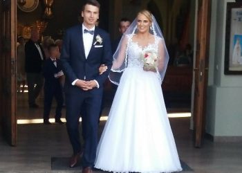 Natalia i Jarek na ślubnym kobiercu