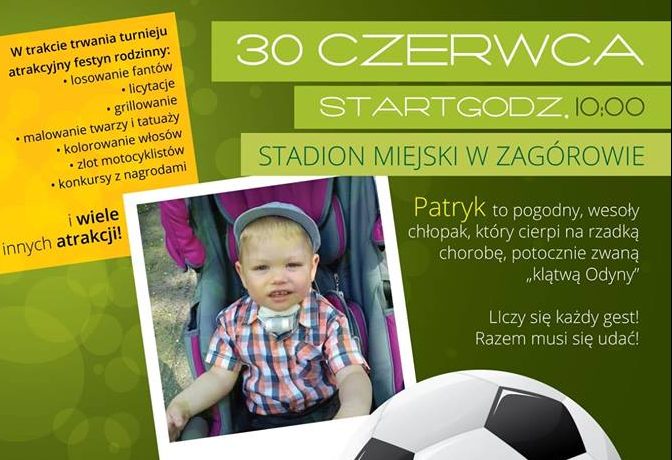 Zagrają dla Patryka