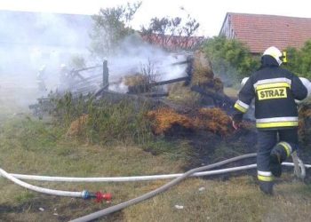 Spaliła się szopa we Wrąbczynku