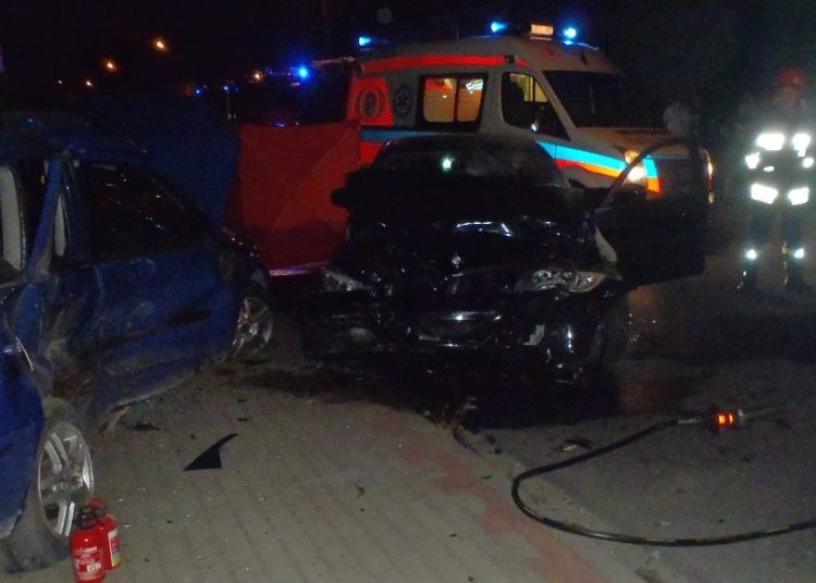 Wypadek w Zagórowie. Ucierpiały 2 osoby