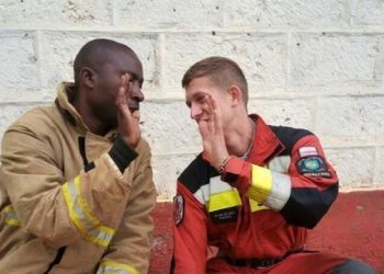 Szkolił strażaków w Afryce