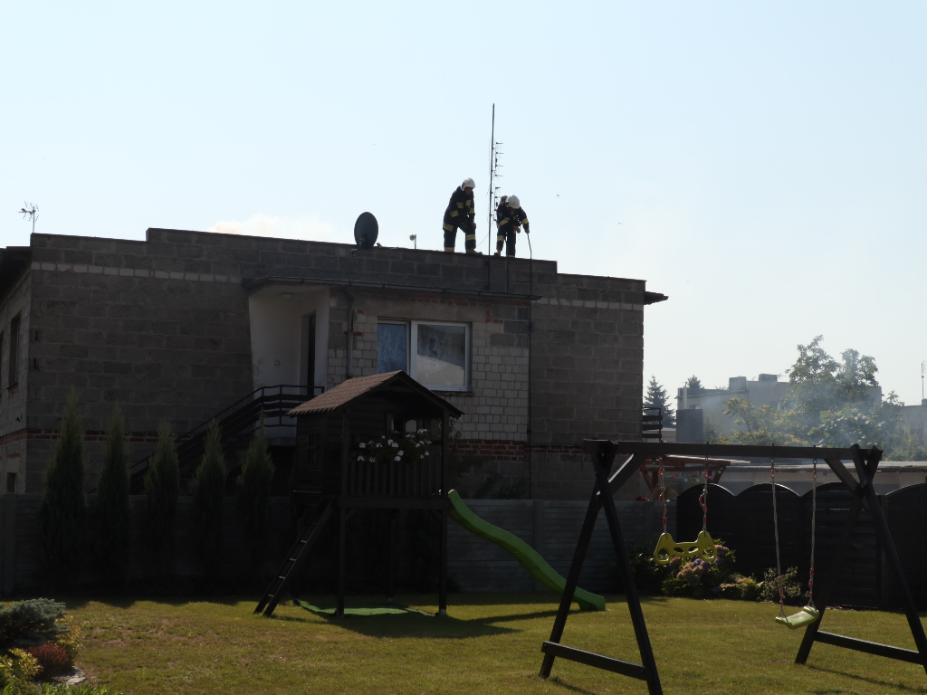 Zapaliła się sadza