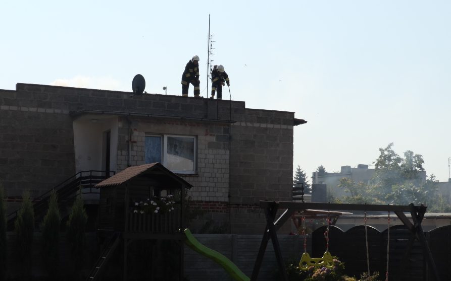 Zapaliła się sadza