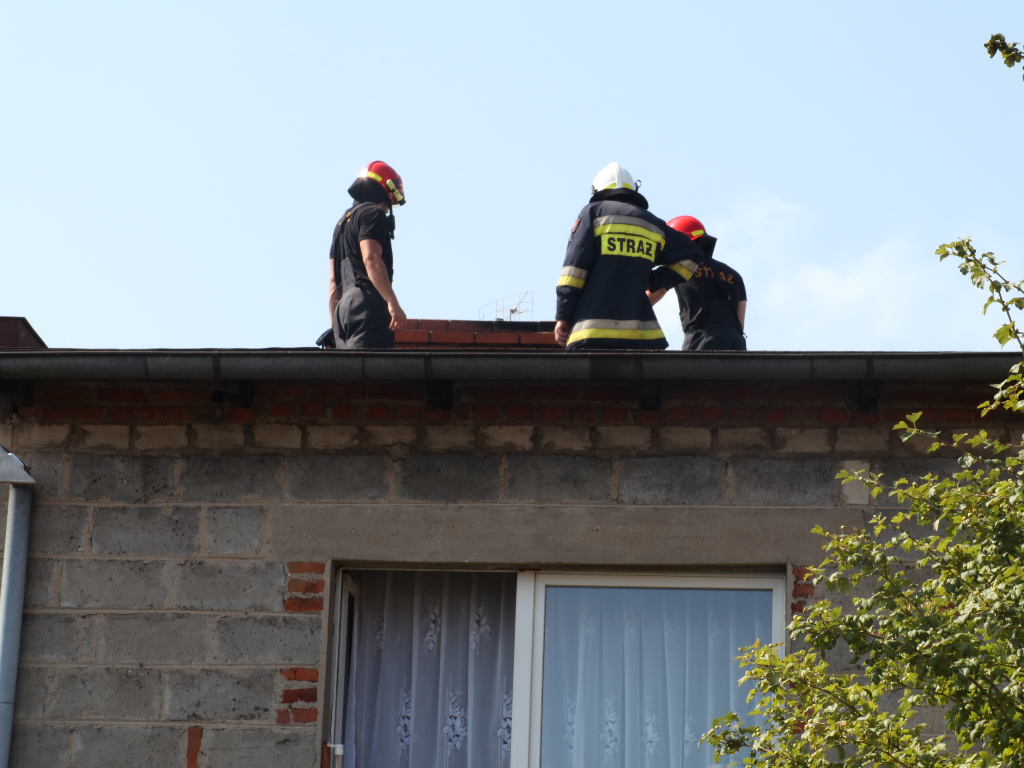 Zapaliła się sadza