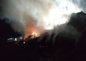 Duży pożar w Charbinie. Akcja nadal trwa